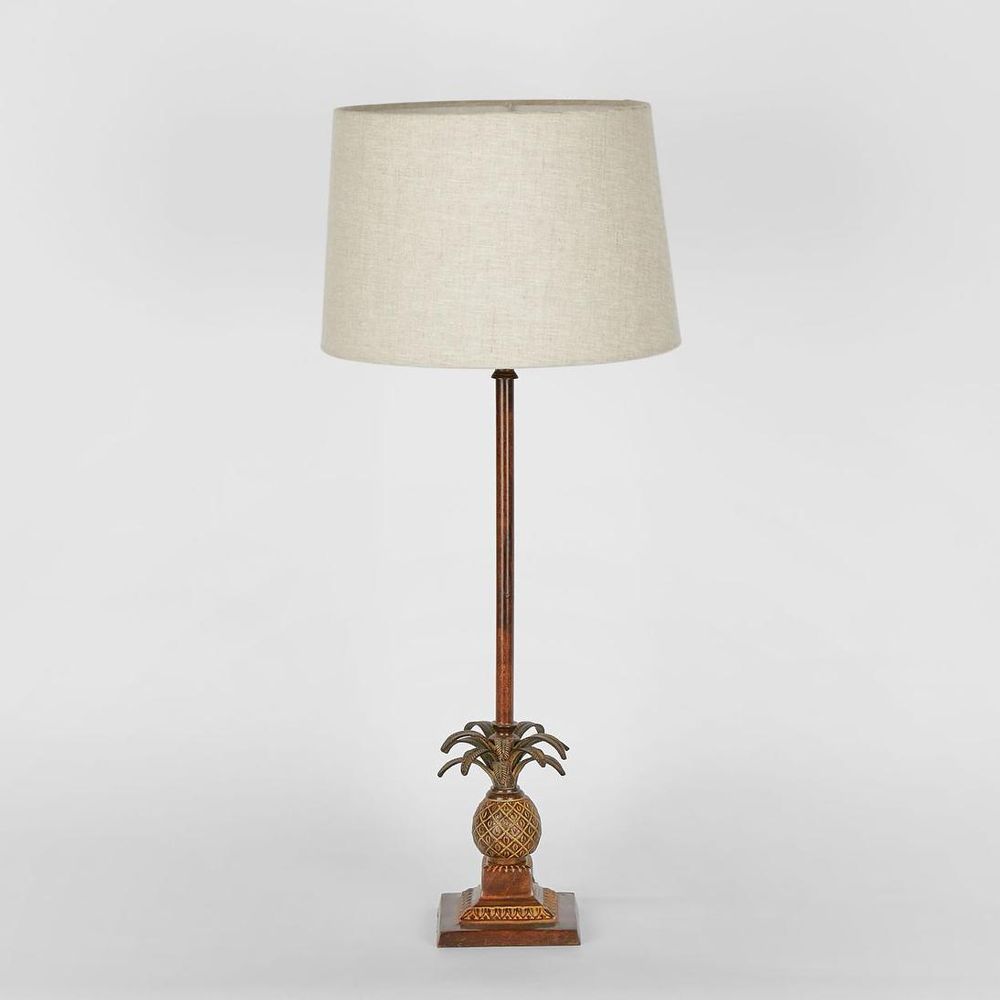 Caribbean - Brown Pineapple Table Lamp Base Only - ELANK62178BRN