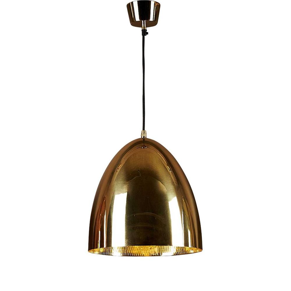 Egg 1 Light Pendant Brass - ELAWEGGBRA
