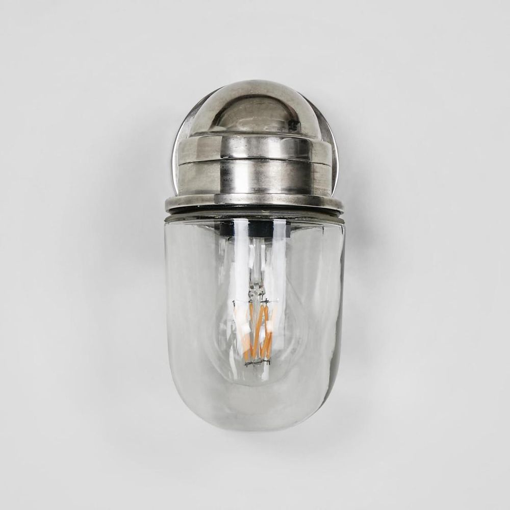 Nautical Outdoor Wall Lamp Silver - ELPIM51505AS