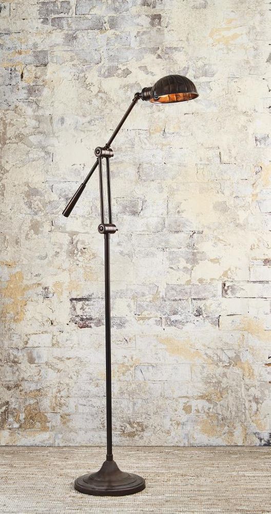 Calais Floor Lamp Florentine Bronze - ELPIM57025FLBR
