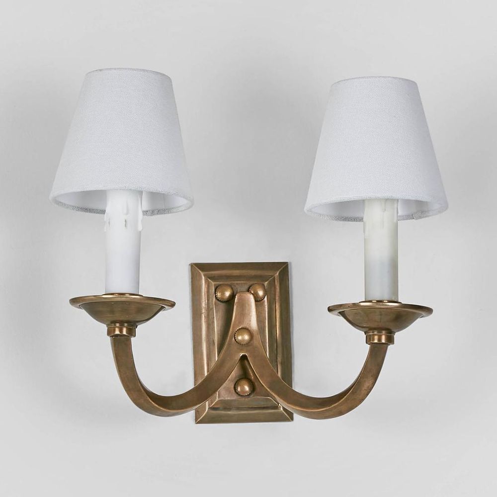 Elysee 2 Light Wall Lamp Antique Brass - ELPIM52181AB