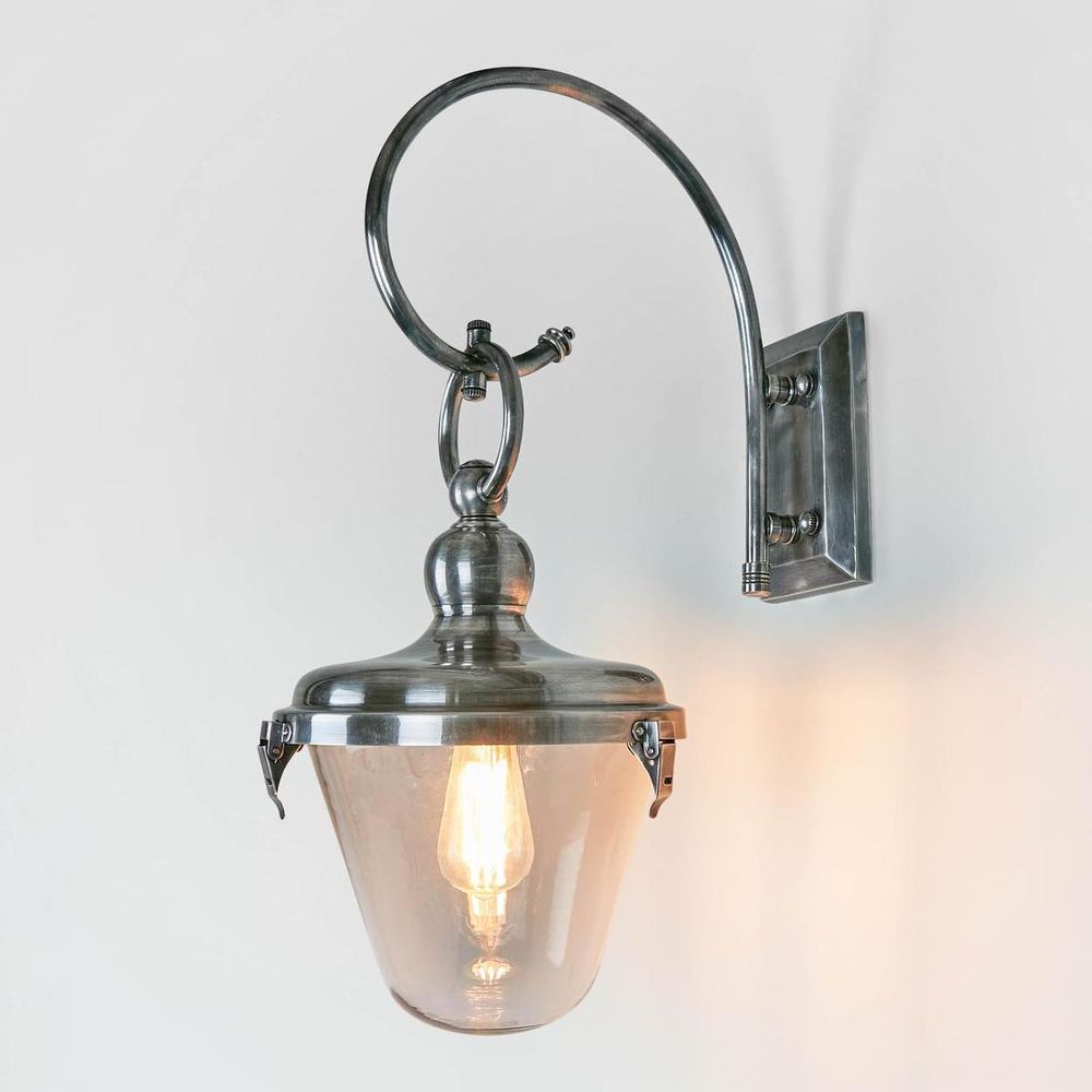 Savoy Outdoor Entry Lamp With Glass Shade - ELPIM57829AS