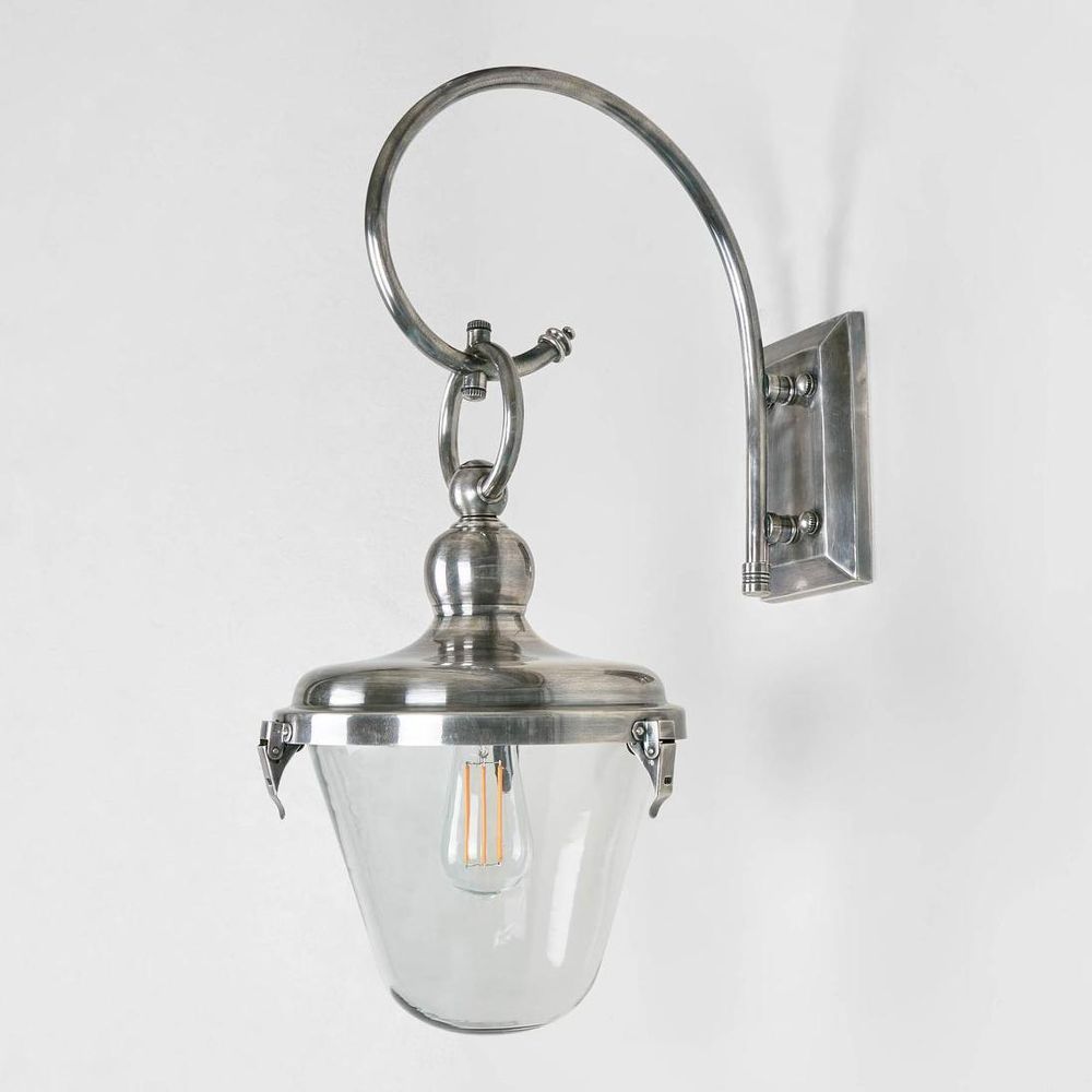 Savoy Outdoor Entry Lamp With Glass Shade - ELPIM57829AS