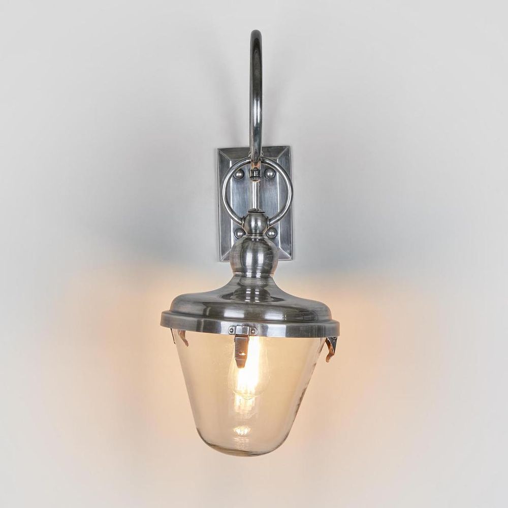 Savoy Outdoor Entry Lamp With Glass Shade - ELPIM57829AS