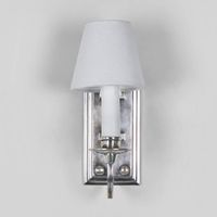 East Borne 1 Light Sconce Base Antique Silver - ELPIM901AS