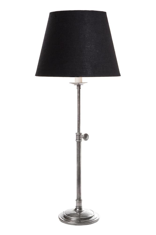 Davenport 1 Light Table Lamp Base Only - Antique Silver - ELPIM59910AS