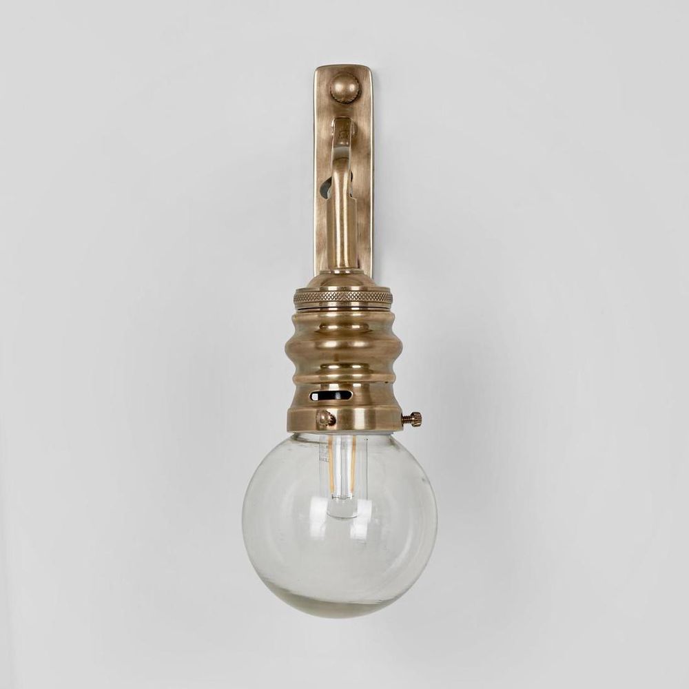 Carlton Exterior Wall Light Brass - ELPIM51517AB