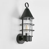 Eastwood Exterior Wall Light Black Brass - ELPIM30677BLK