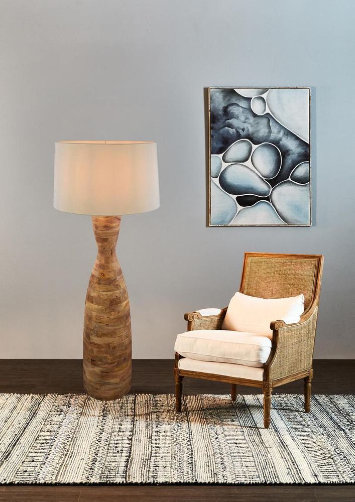 Esraj Floor Lamp Natural Base Only - ZAF12094A
