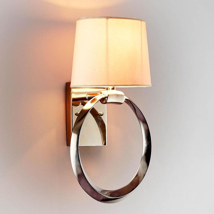 Saratoga Wall Sconce Nickel Aluminium - ELSB21482