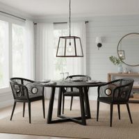Theo Pendant Light Black Iron / Glass - ELHK2126M