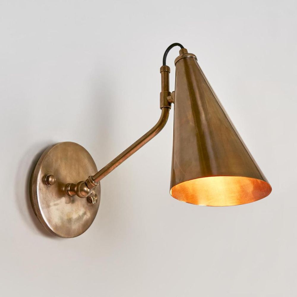 Cloudy Wall Sconce Antique Brass - ELPIM52265AB