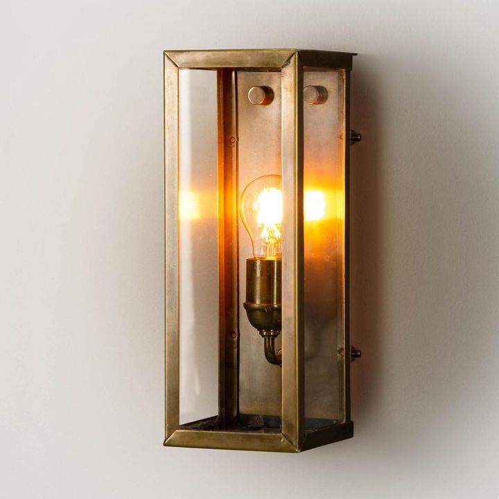 Goodman Exterior Wall Light Antique Brass - ELPIM52204AB