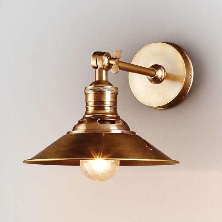 Bristol 1 Light Sconce Antique Brass - ELPIM59922AB