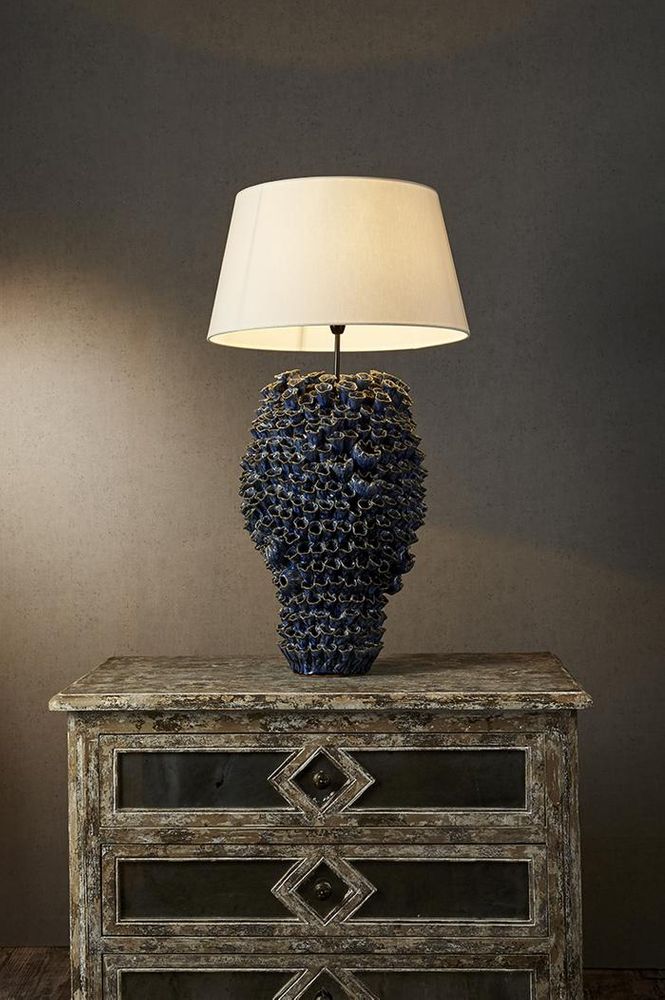 Singita Table Lamp Base Blue - ELTIQ102754