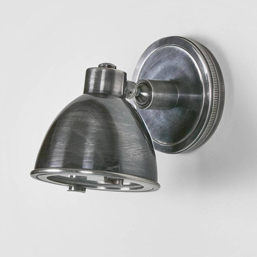 Panama Exterior Wall Light Silver Brass - ELPIM31246AS