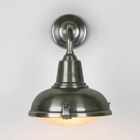 Catalina Exterior Wall Light Antique Silver Brass - ELPIM31328AS