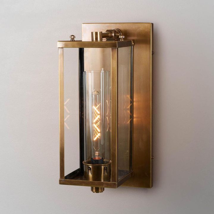 Pavillion Exterior Wall Light Antique Brass - ELPIM31330AB