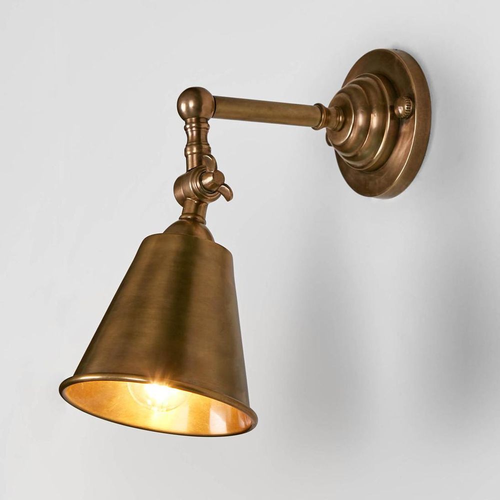Utopia Wall Sconce Antique Brass - ELPIM31376AB