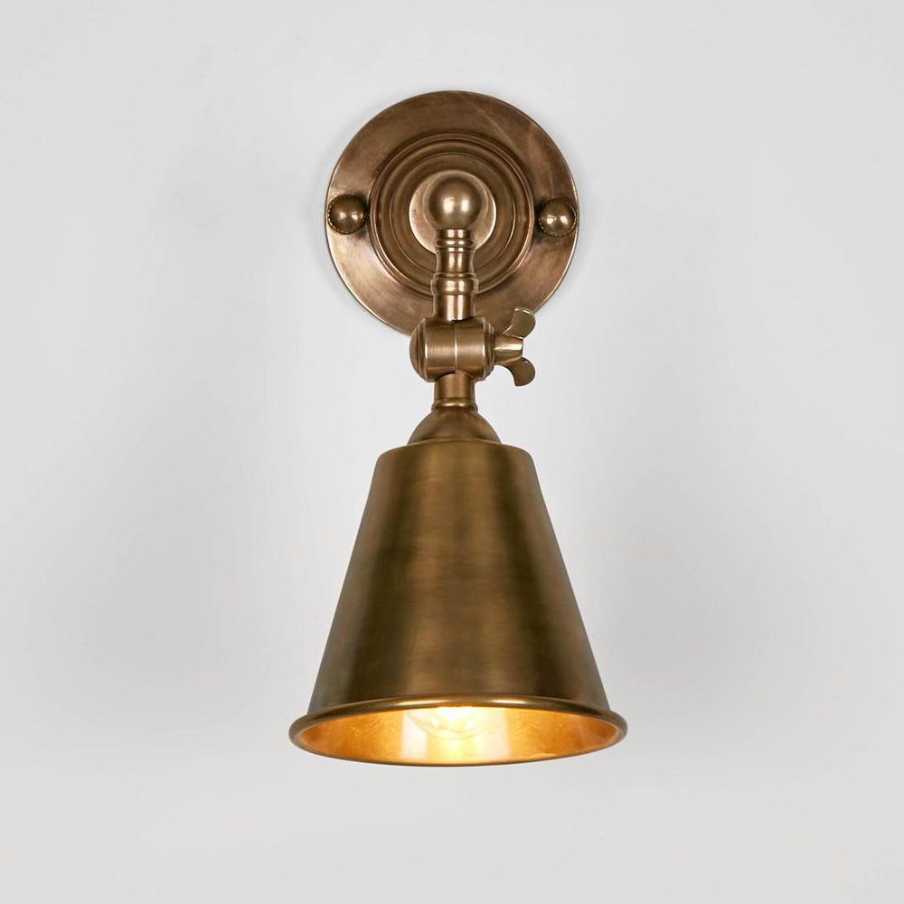 Utopia Wall Sconce Antique Brass - ELPIM31376AB