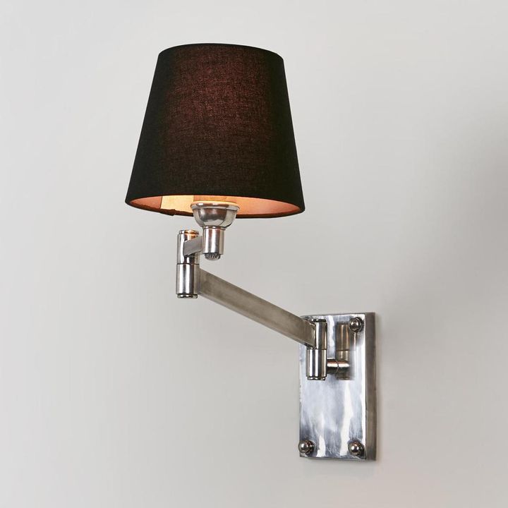 Oscar Wall Sconce Antique Silver Brass - ELPIM31490AS