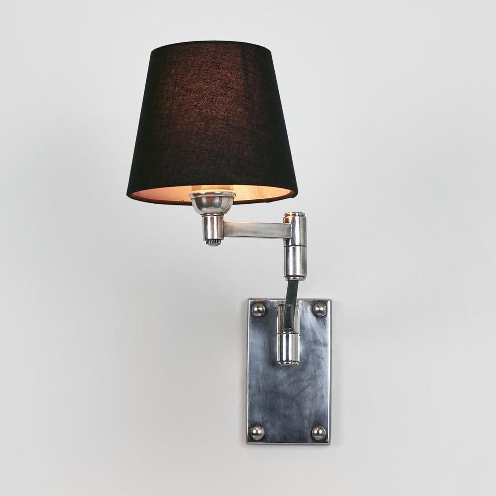 Oscar Wall Sconce Antique Silver Brass - ELPIM31490AS