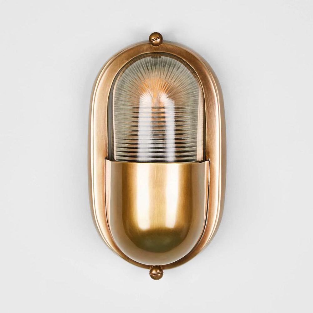 Anchor Exterior Wall Light Brass - ELPIM31211AB
