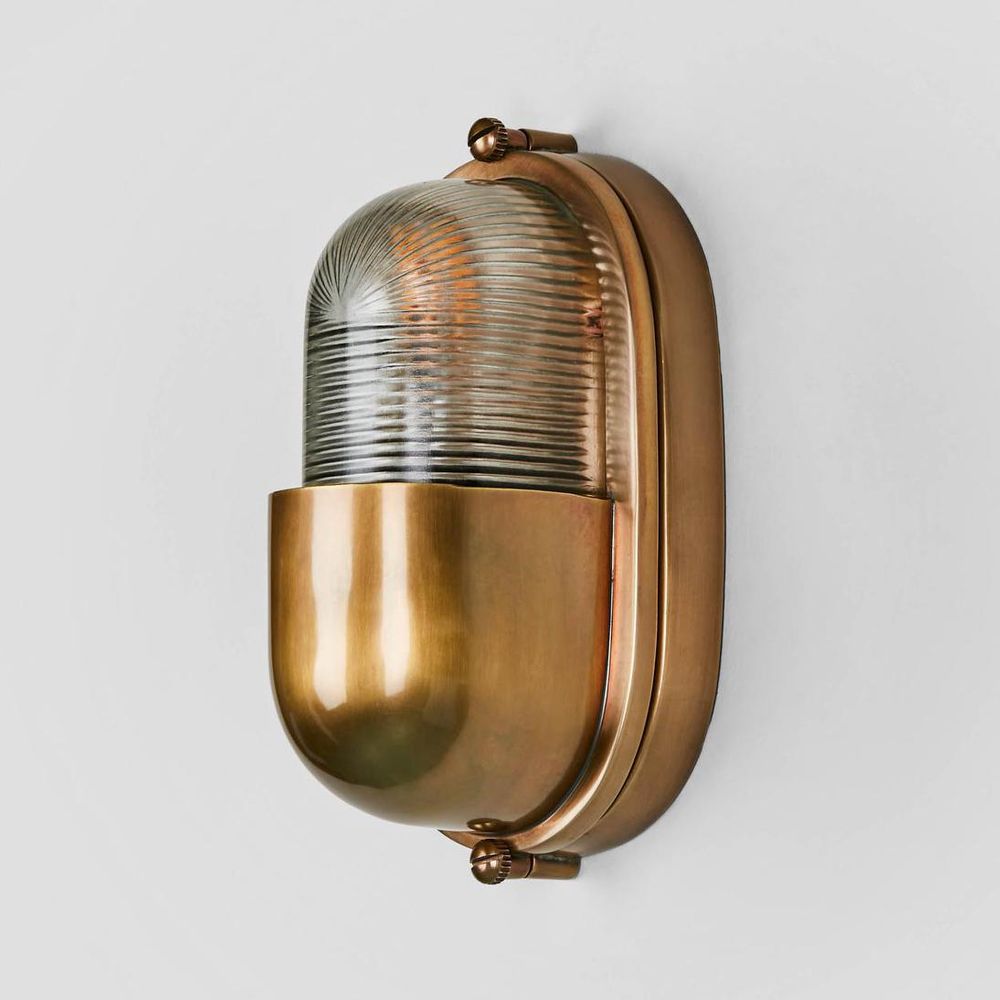 Anchor Exterior Wall Light Brass - ELPIM31211AB