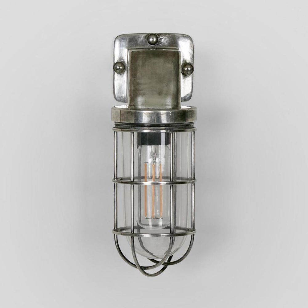 Royal London Outdoor Wall Light Antique Silver - ELPIM50401AS