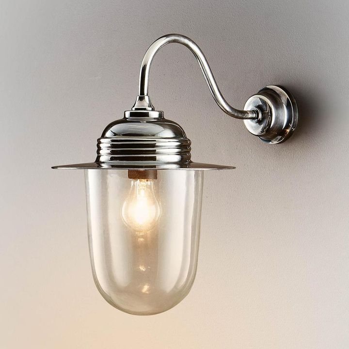 Stanmore Outdoor Wall Lamp Antique Silver - ELPIM51240AS