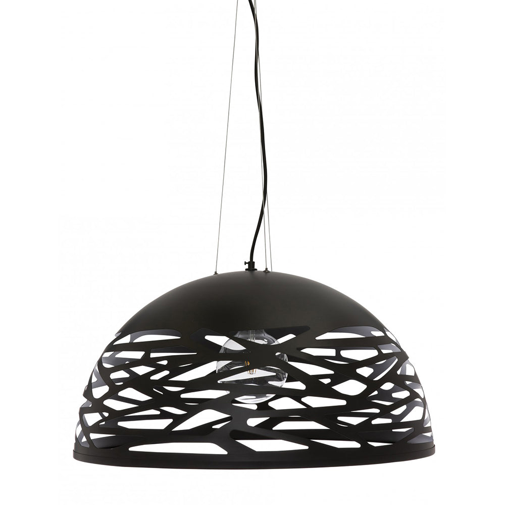 Buy Pendant Lights Australia Fiorentino Lighting - FEDERAL 1 Light Pendant 600mm Black