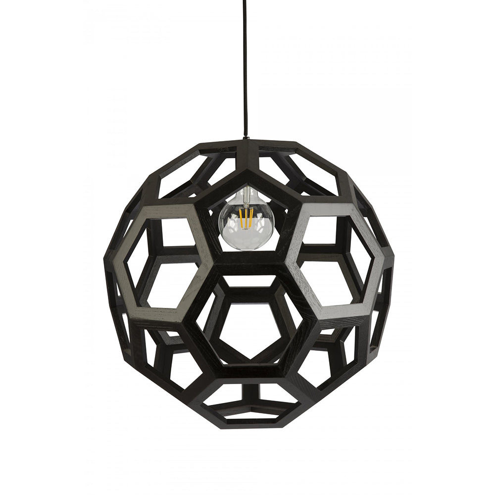 Fiorentino Lighting - BANEGA-50 1 Light Pendant Black