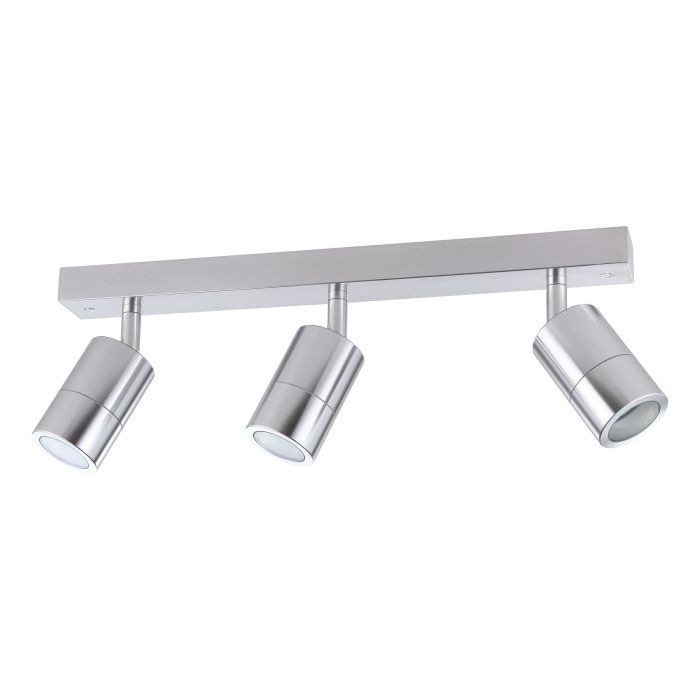Fremantle 3 Light LED Bar Light 5W 3CCT Titanium & Clear - 206158