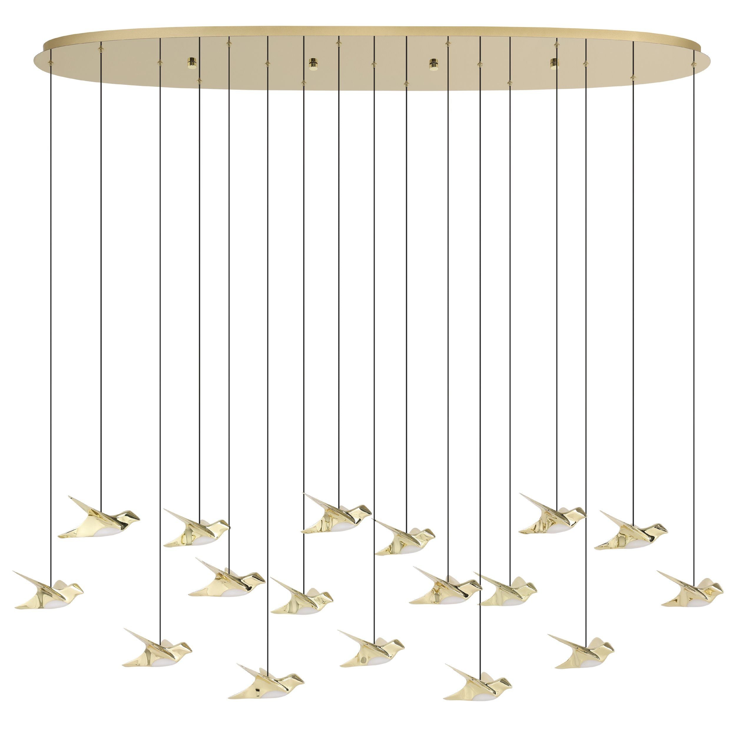 Paratebueno 1480mm Pendant Light Brass - 390399