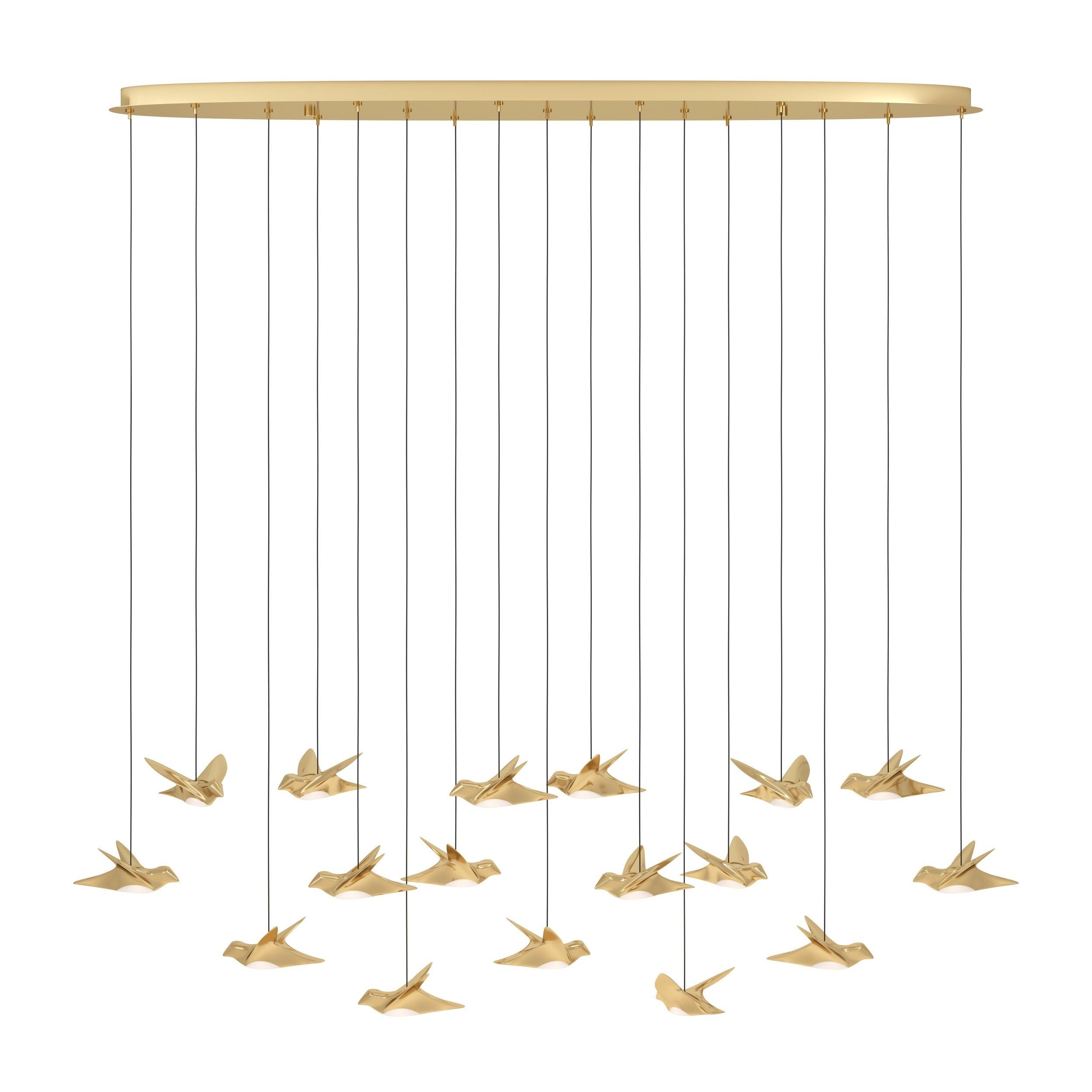 Paratebueno 1480mm Pendant Light Brass - 390399