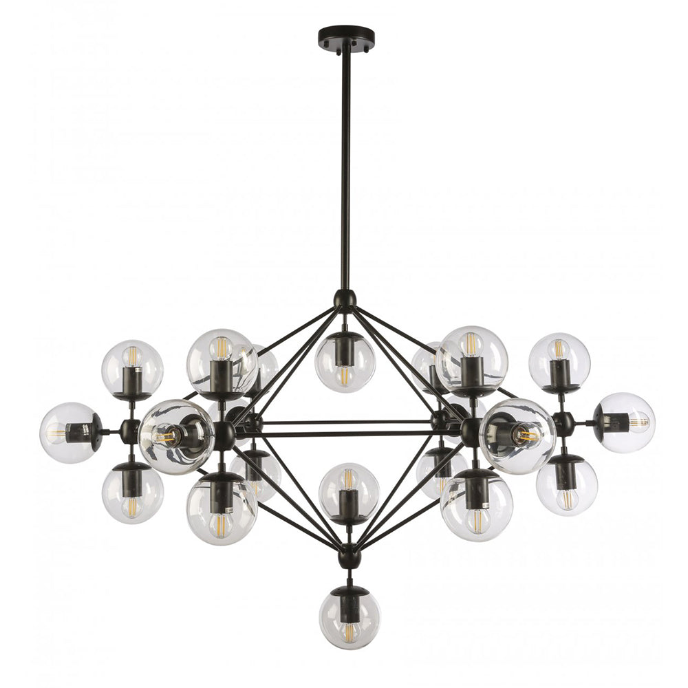 Buy Pendant Lights Australia Fiorentino Lighting - KLESH 21 Light Pendant Black