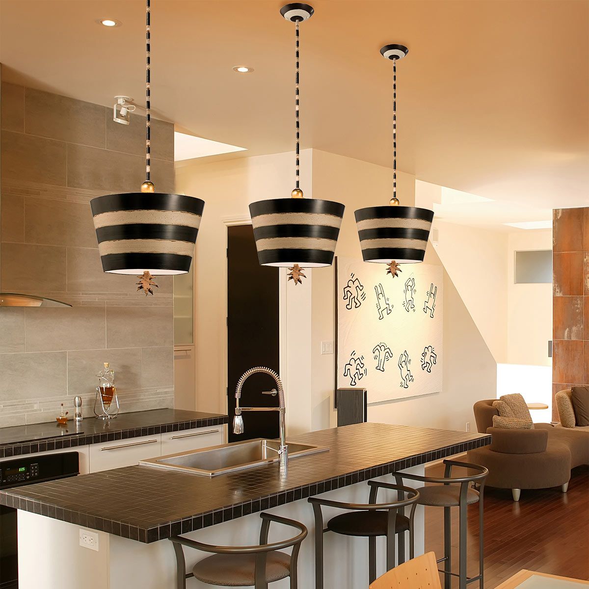 South Beach Pendant Light Black - FB-SOUTHBEACH-P