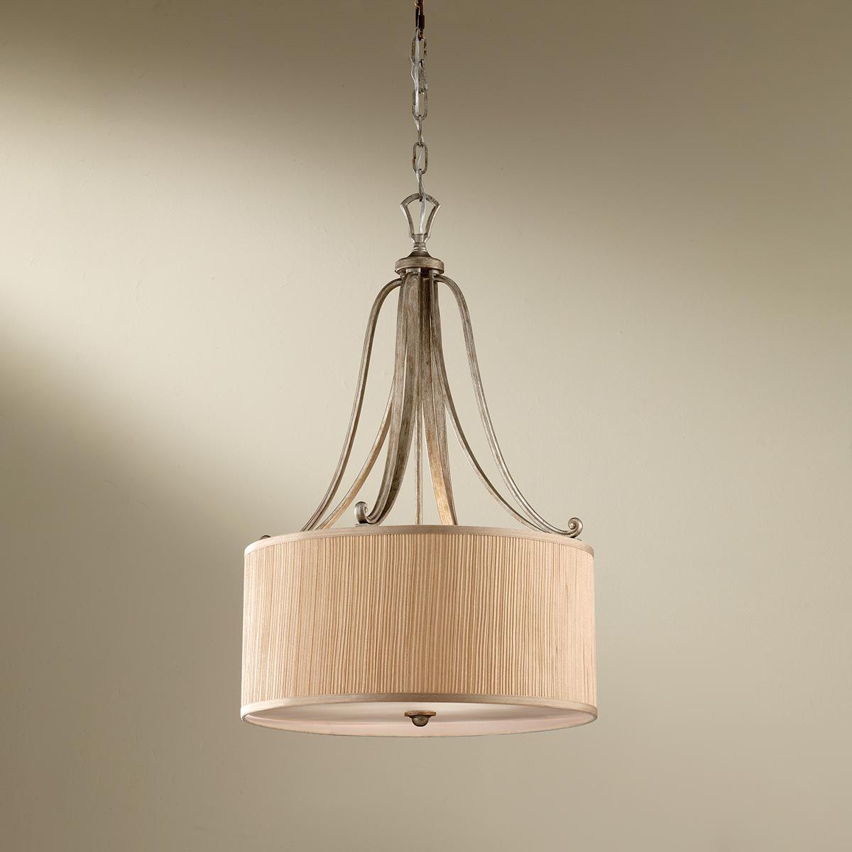 Abbey Pendant Light Silver Sand - FE-ABBEY-P