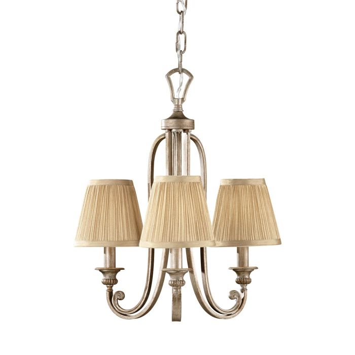 Abbey 3 Light Pendant Silver Sand - FE-ABBEY3