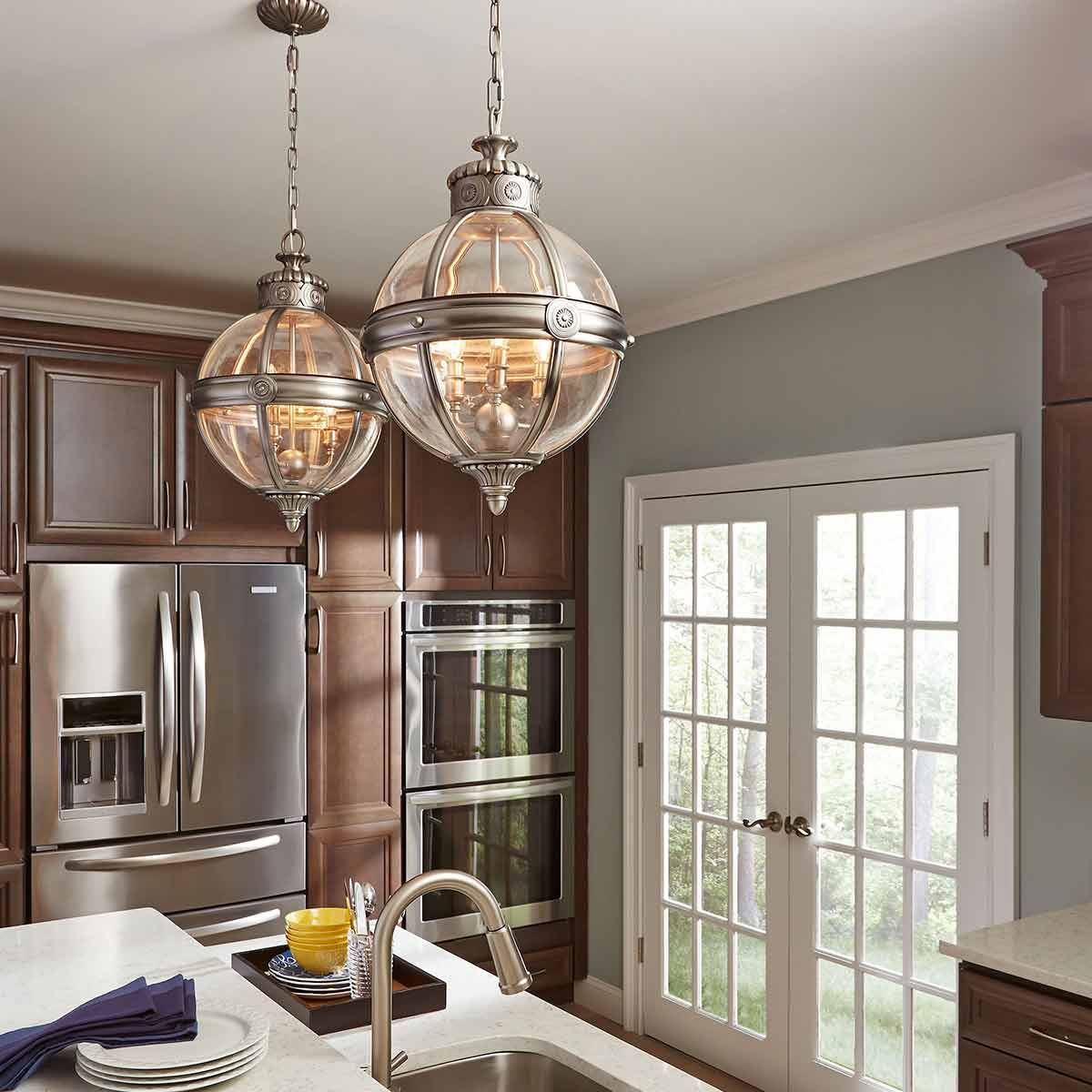 Adams 3 Light Pendant Antique Nickel - FE-ADAMS-3P-ANL