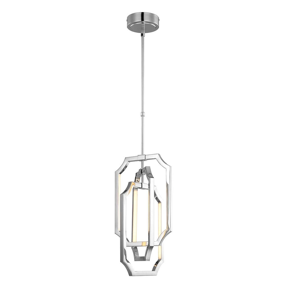 Audrie 6 Light LED Pendant Polished Nickel - FE-AUDRIE-P-M