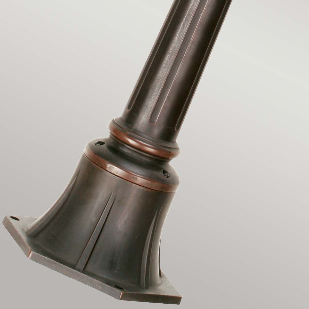 Baton Rouge 3 Light Bollard Walnut - FE-BATONRG4