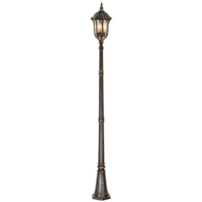 Baton Rouge 4 Light Post Light Walnut - FE-BATONRG5