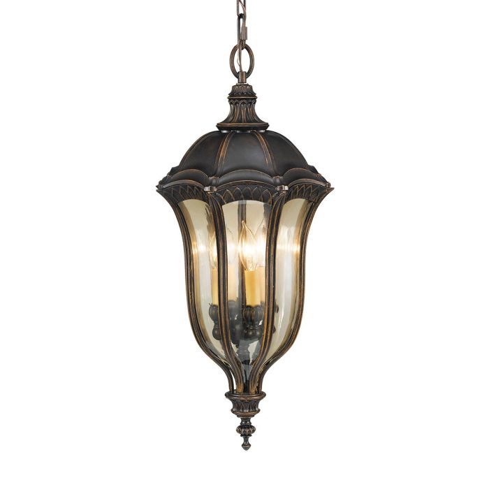 Baton Rouge 4 Light Chain Lantern Walnut - FE-BATONRG8