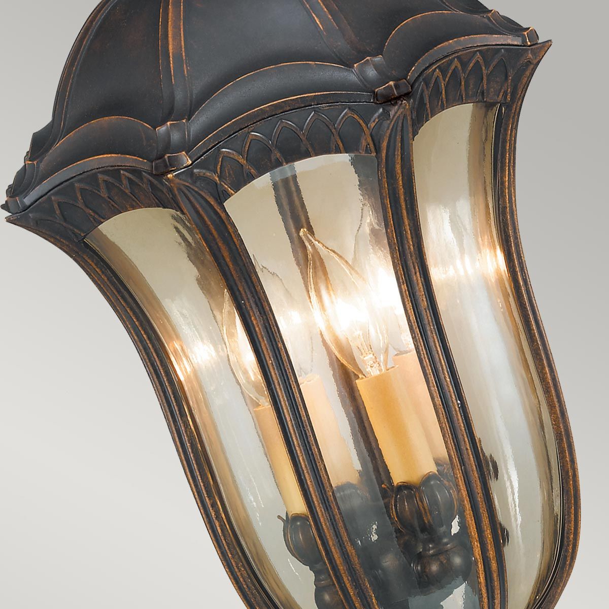 Baton Rouge 4 Light Chain Lantern Walnut - FE-BATONRG8