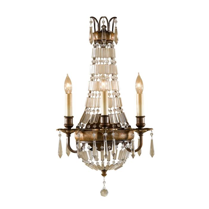Bellini 3 Light Wall Light Oxidized Bronze & British Bronze - FE-BELLINI-W3