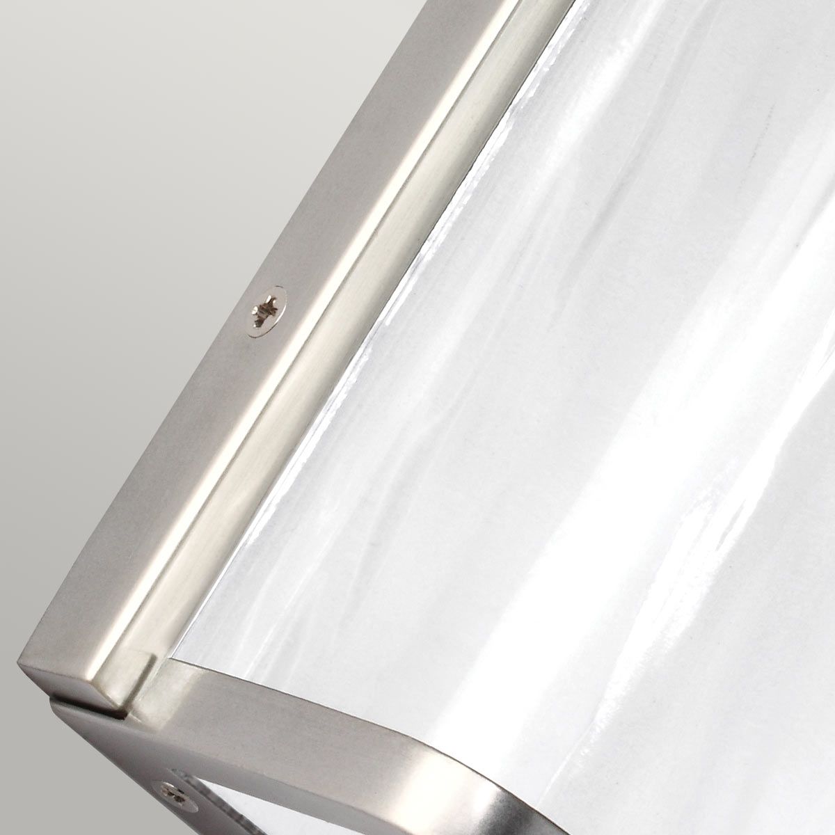 Bennie Large LED Wall Light Painted Brushed Steel - FE-BENNIE-L-PBS