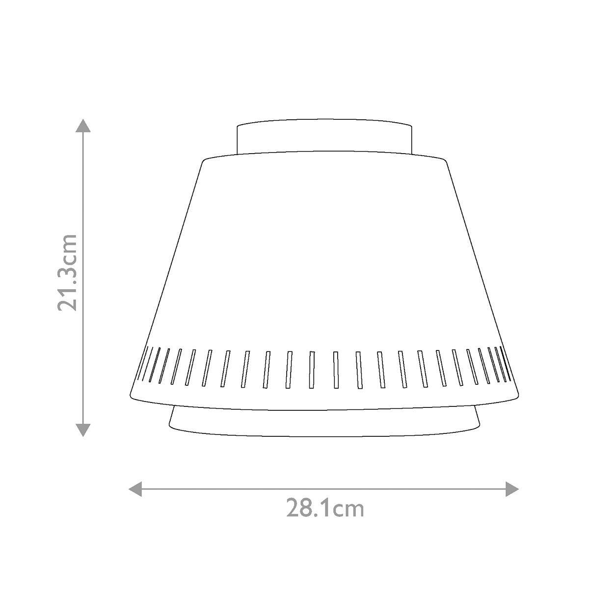 Carter Flush Mount Light Matte White - FE-CARTER-F-MW