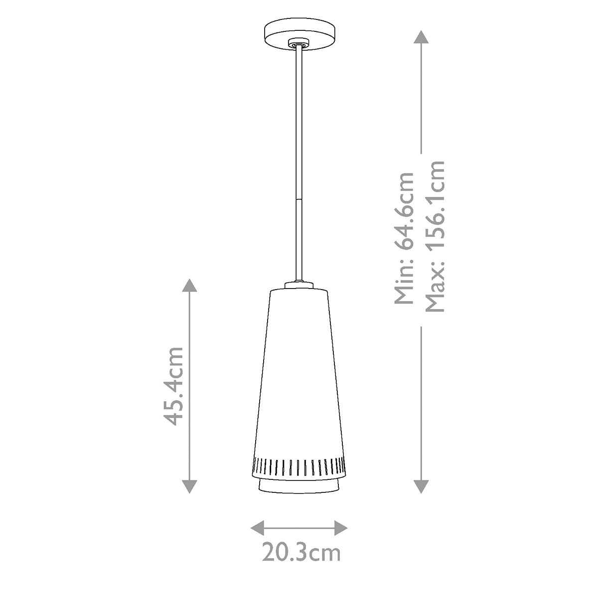 Carter 1 Light Pendant Matte White & Brass - FE-CARTER-P-A-MW