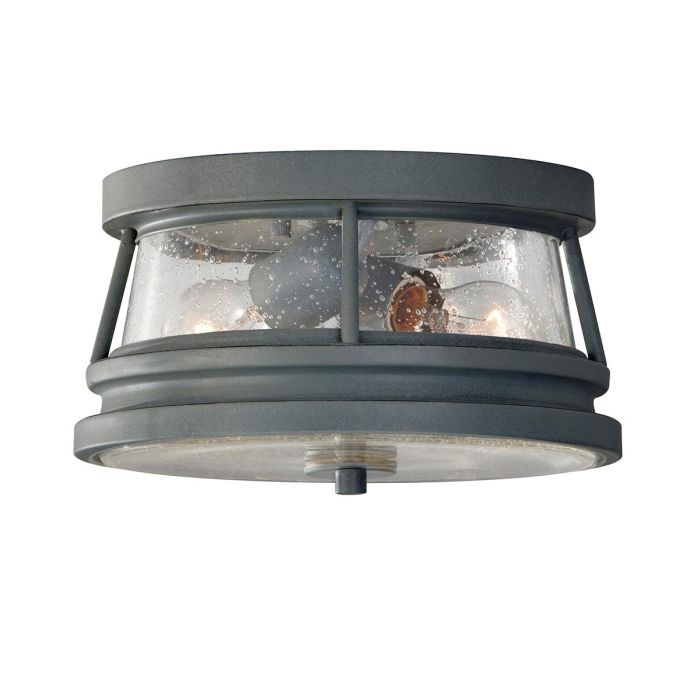 Chelsea Harbor 2 Light Flush Mount Light Storm Cloud - FE-CHELSEAHBR-F